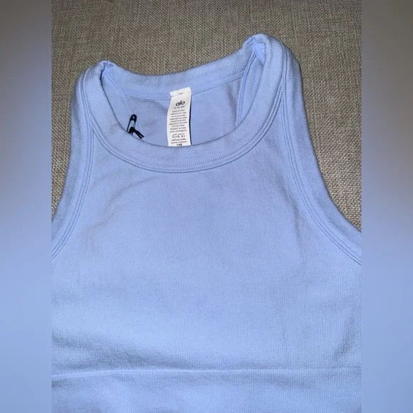 261.  Alo Seamless Delight High Neck Bra - Picture 7 of 12